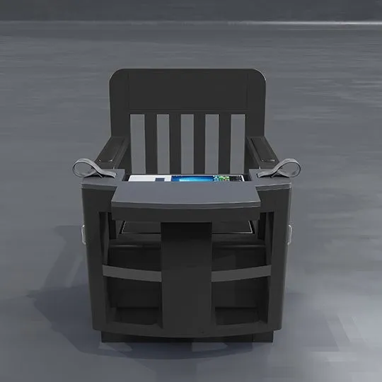 Advanced Police Interrogation Chair Real-time Data Presentation and Alarm System (4)